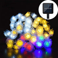 Instalatie solara 50 led, pentru exterior, model floricele, IP 44 - imagine 6