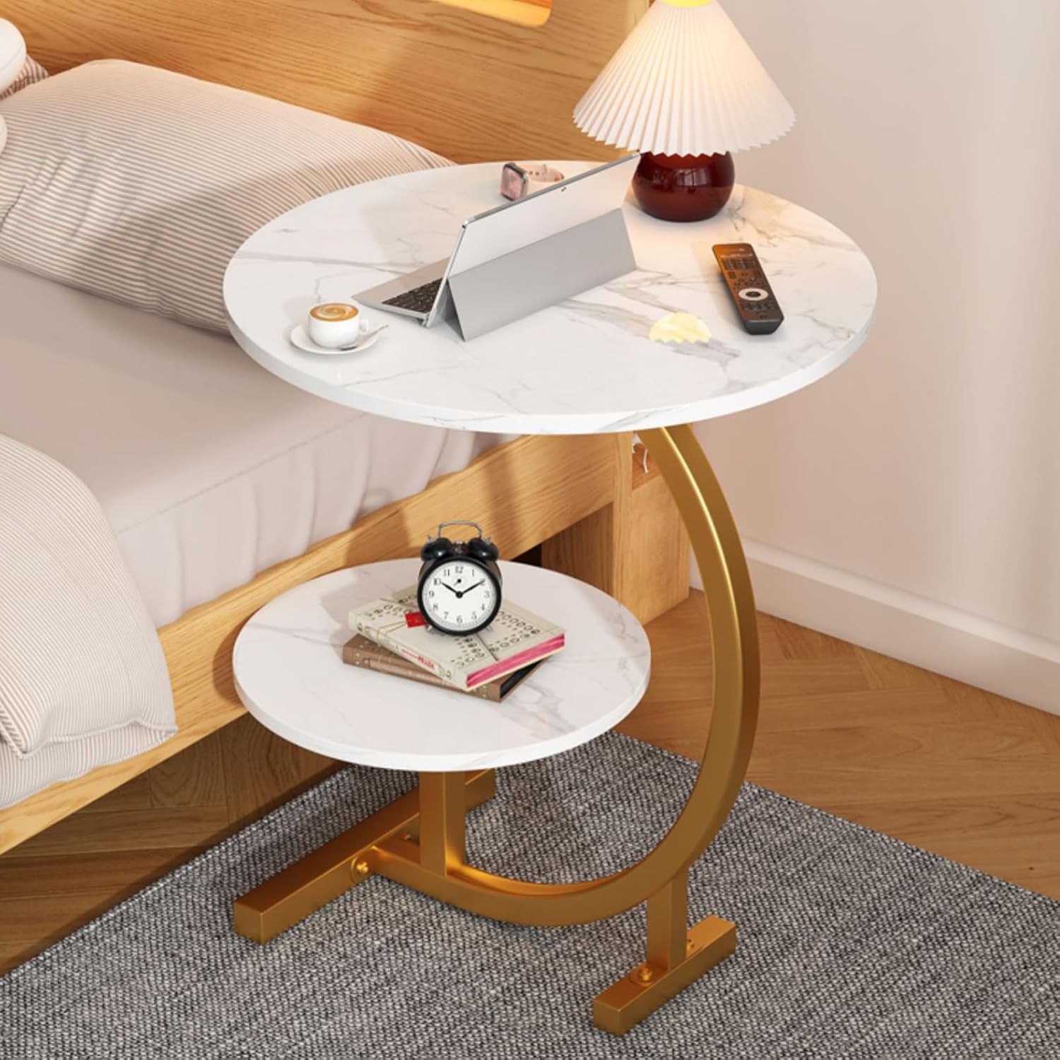 Masuta de cafea pentru living, design nordic, elegant, 62x40cm