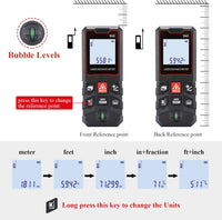 Telemetru digital laser, profesional, 100 M, IP54, +/-2mm - imagine 7