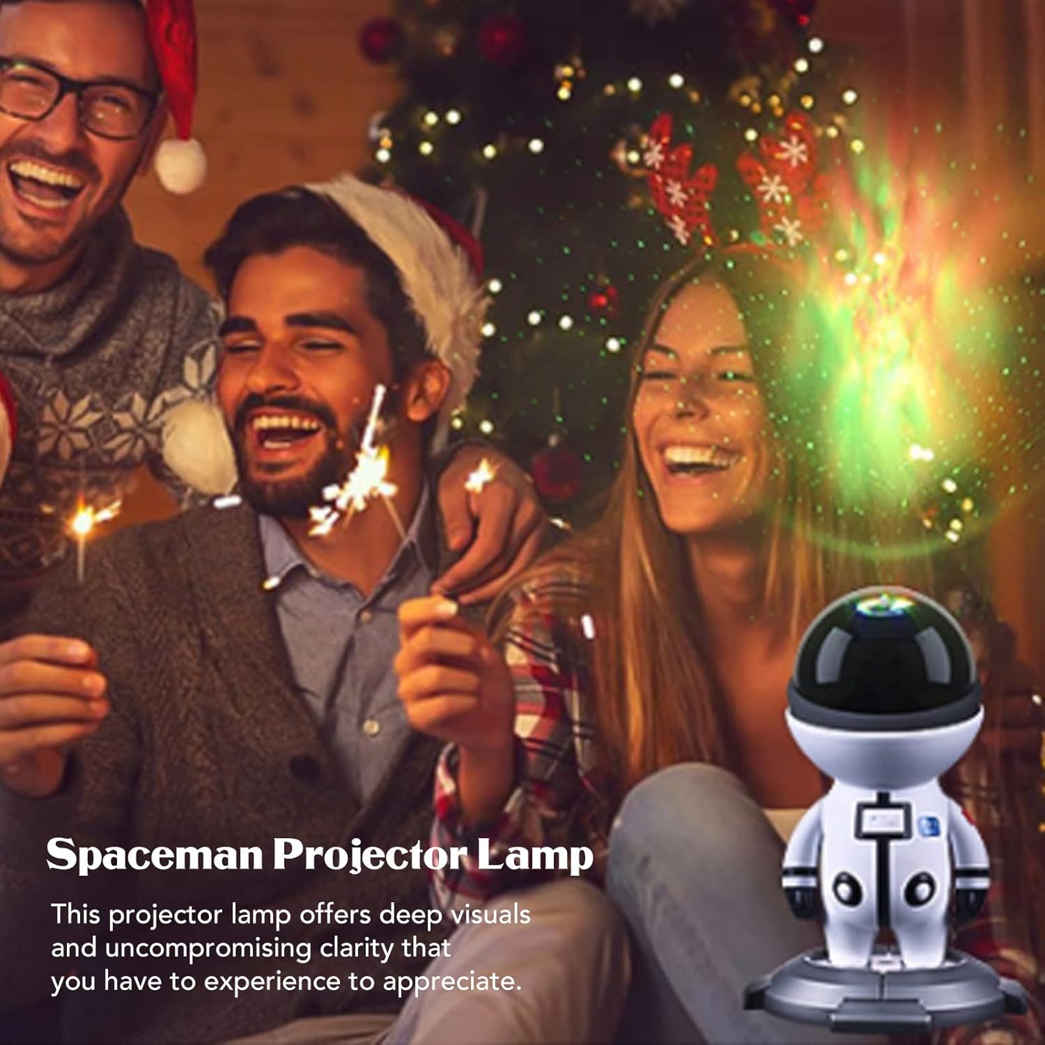 Lampa de proiectie Astronaut Starlight cu temporizator – Metaverse Star Boy