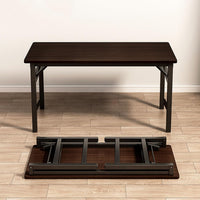 Birou pliabil, cadru metalic, blat MDF 16mm, 120x60cm - imagine 2