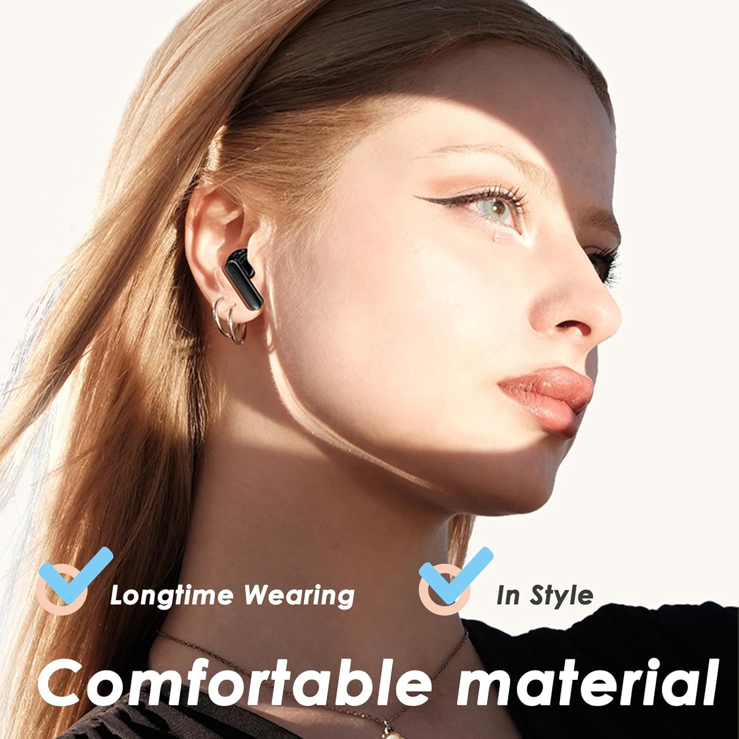 Casti wireless bluetooth A9 pro, cu Touch Screen si Anularea Zgomotului, Bluetooth 5.4,microfon HD, control tactil/touch, rezistente la apa