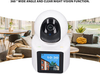Camera Video WiFi 360° HD 1080p cu Comunicare Bidirectionala, Baby Monitor, Infrarosu, Detectare Miscarare, Stocare Cloud/SD