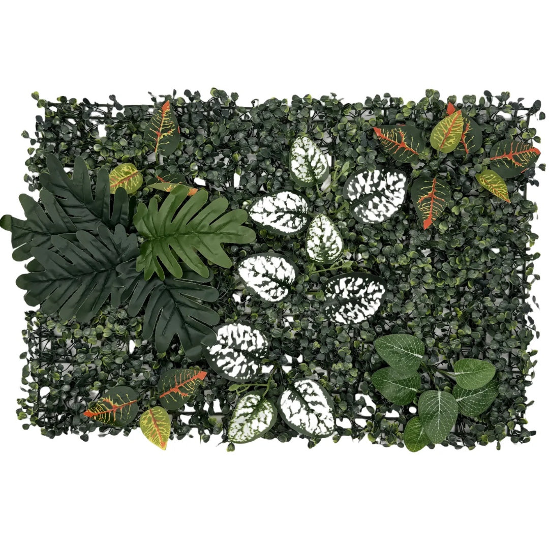 Perete verde artificial, gradini verticale din plante artificiale 60x40cm
