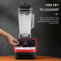Blender Profesional de bucatarie 2 in 1, 2.5L, motor din cupru, 15 viteze, 4500W - imagine 6