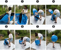 Cort camping cu deschidere automata pop-up, impermeabil, protectie UV, 2 usi - imagine 11