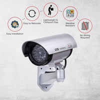 Set 4 camere supraveghere video false, LED rosu avertizor - imagine 4