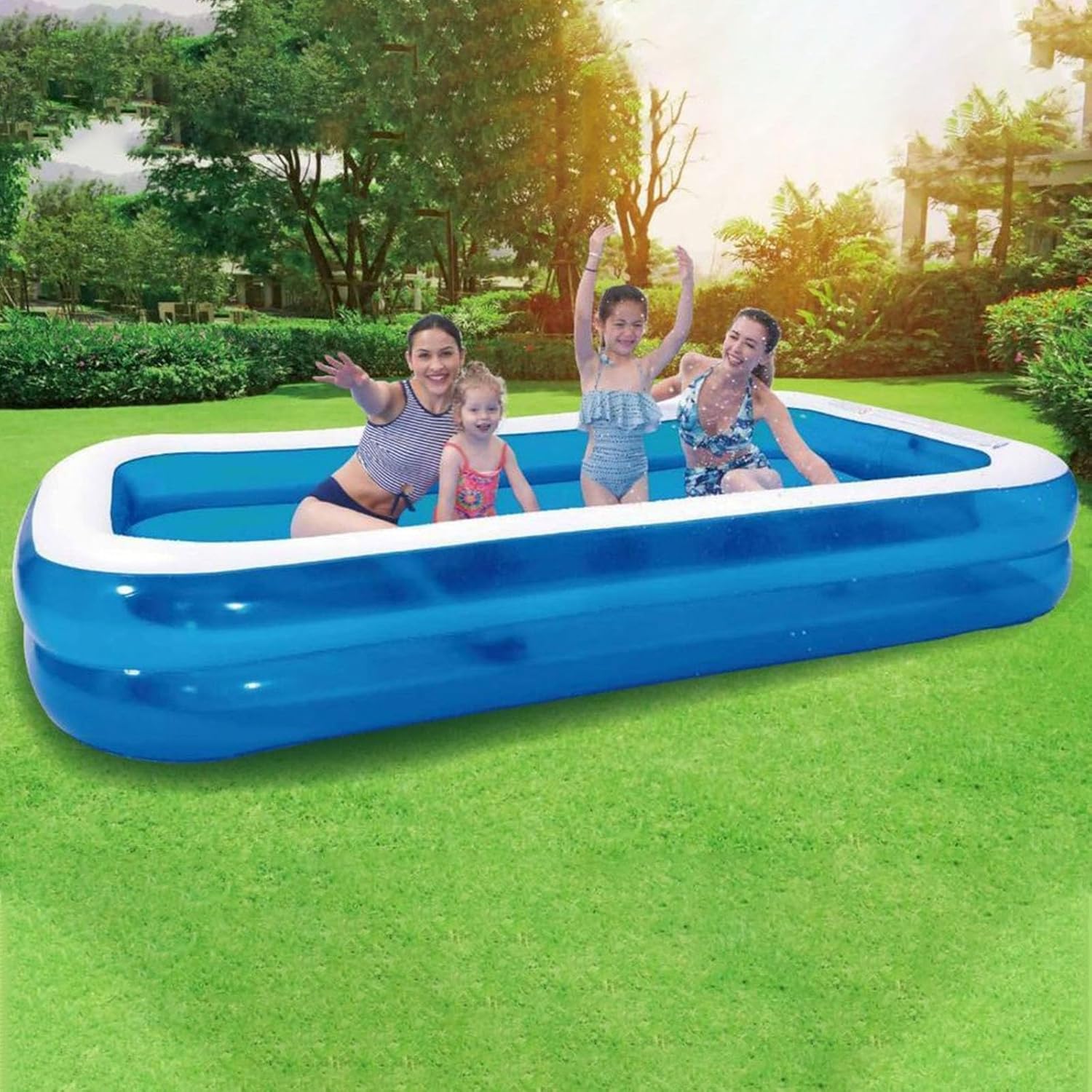 Piscina exterioara gonflabila 2 sau 3 inele, Family Pool