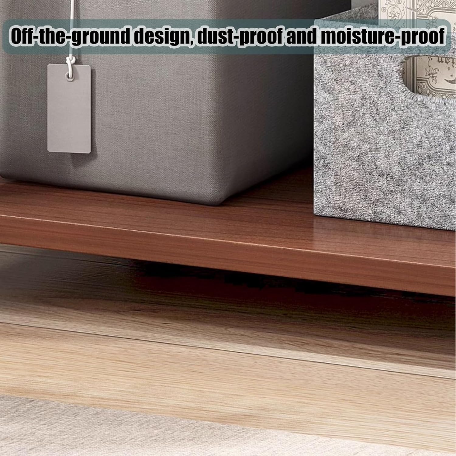 Raft multifunctional cu roti pentru birou, 4 niveluri, cadru metalic, blat MDF, 55x40x131 cm