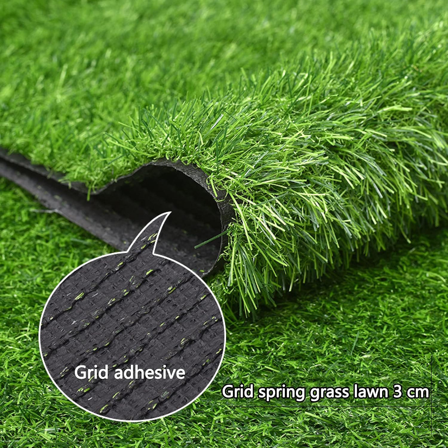 Gazon artificial decorativ – verde natural, drenaj rapid, rezistent UV si foc