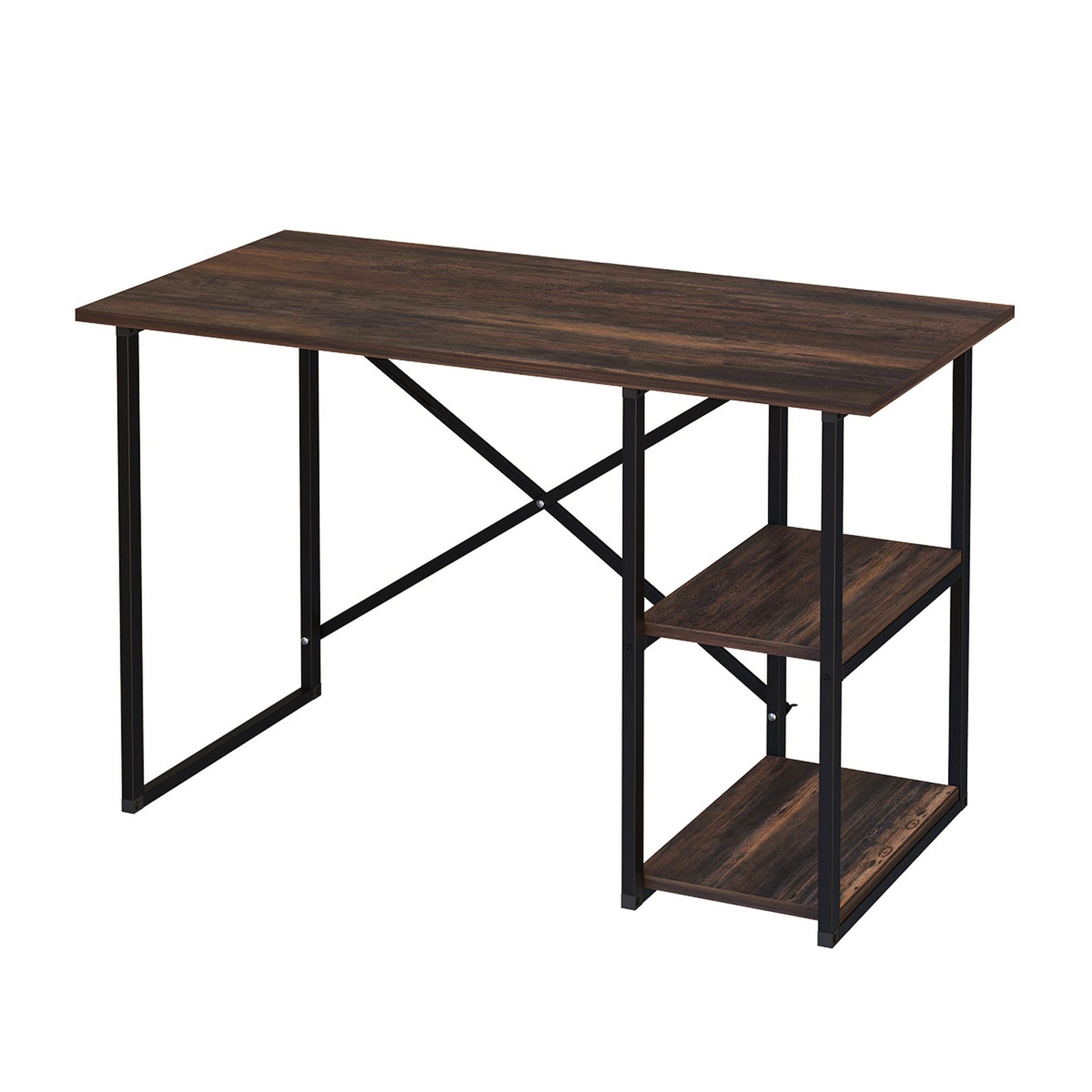 Birou modern cu rafturi laterale – PAL 18 mm, stil elegant, 120x60x75 cm