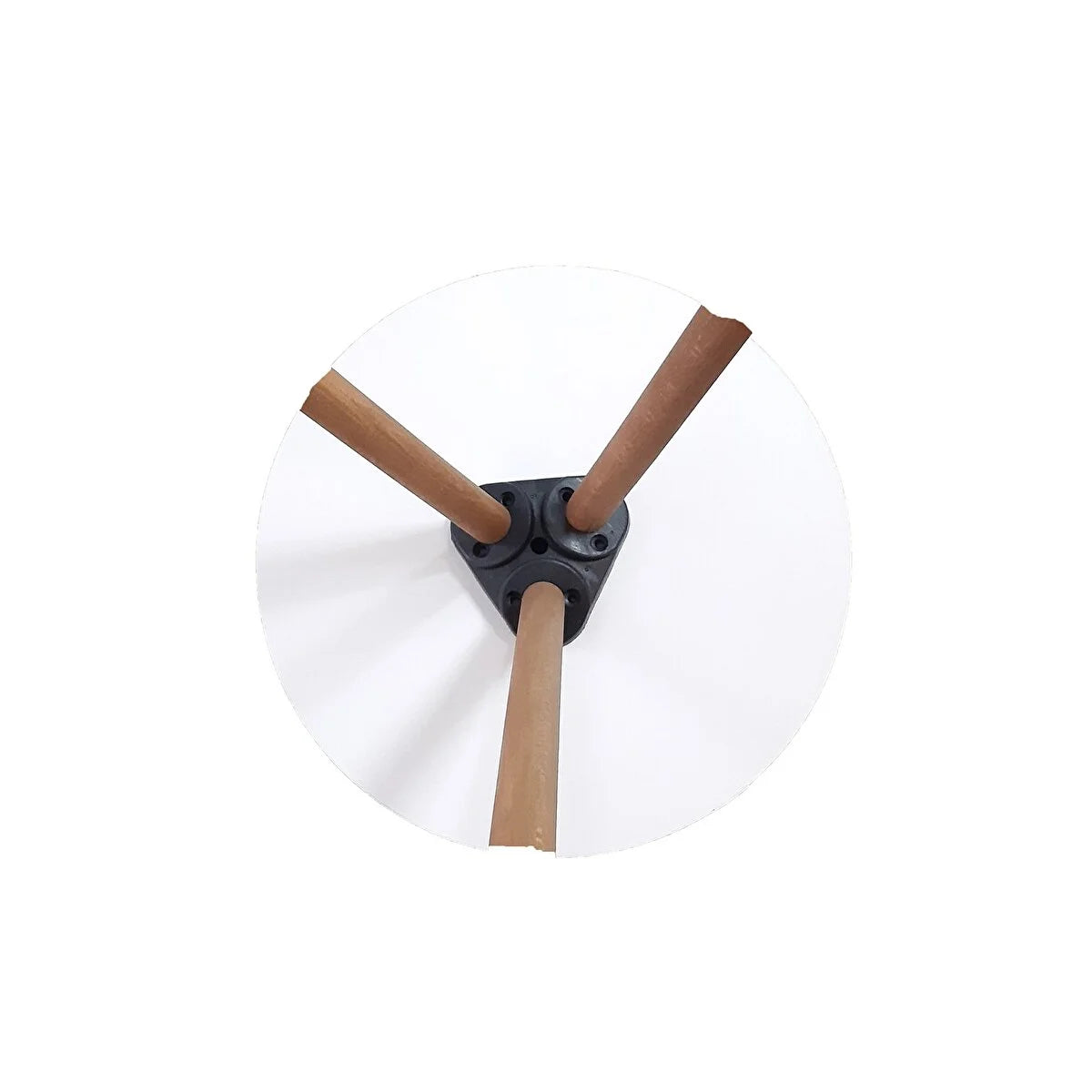 Set 3 masute decorative cu picioare din lemn 34x34 cm, 3 inaltimi (41 / 45 / 49 cm)