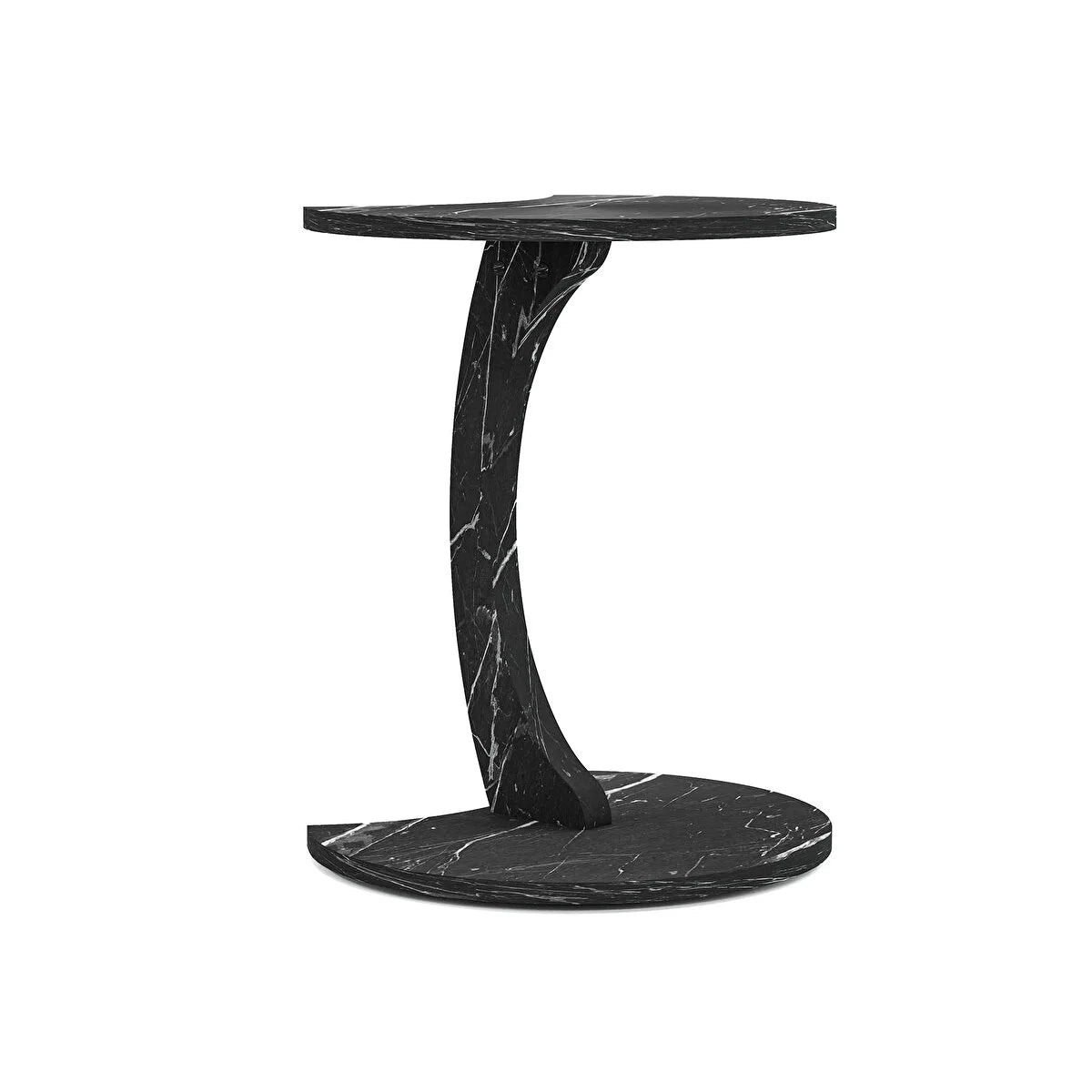 Masuta rotunda cu roti, 45 x 56 cm, design ergonomic si stabil