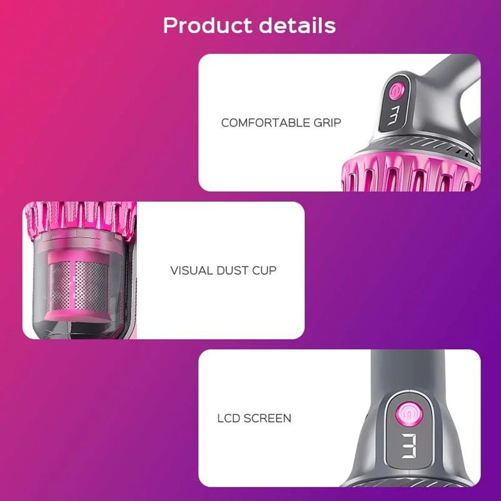 Aspirator Vertical fara Fir 4in1 All-Clean 100W Silentios 3 Moduri Putere Filtru Hepa - imagine principala