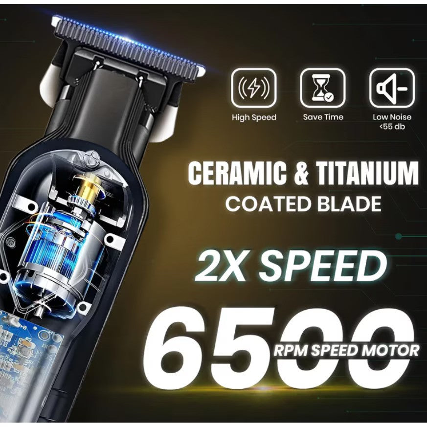 VGR V-930 Trimmer Profesional pentru Par Barbier Lama Ceramica 0.1-2.0mm - detaliu produs