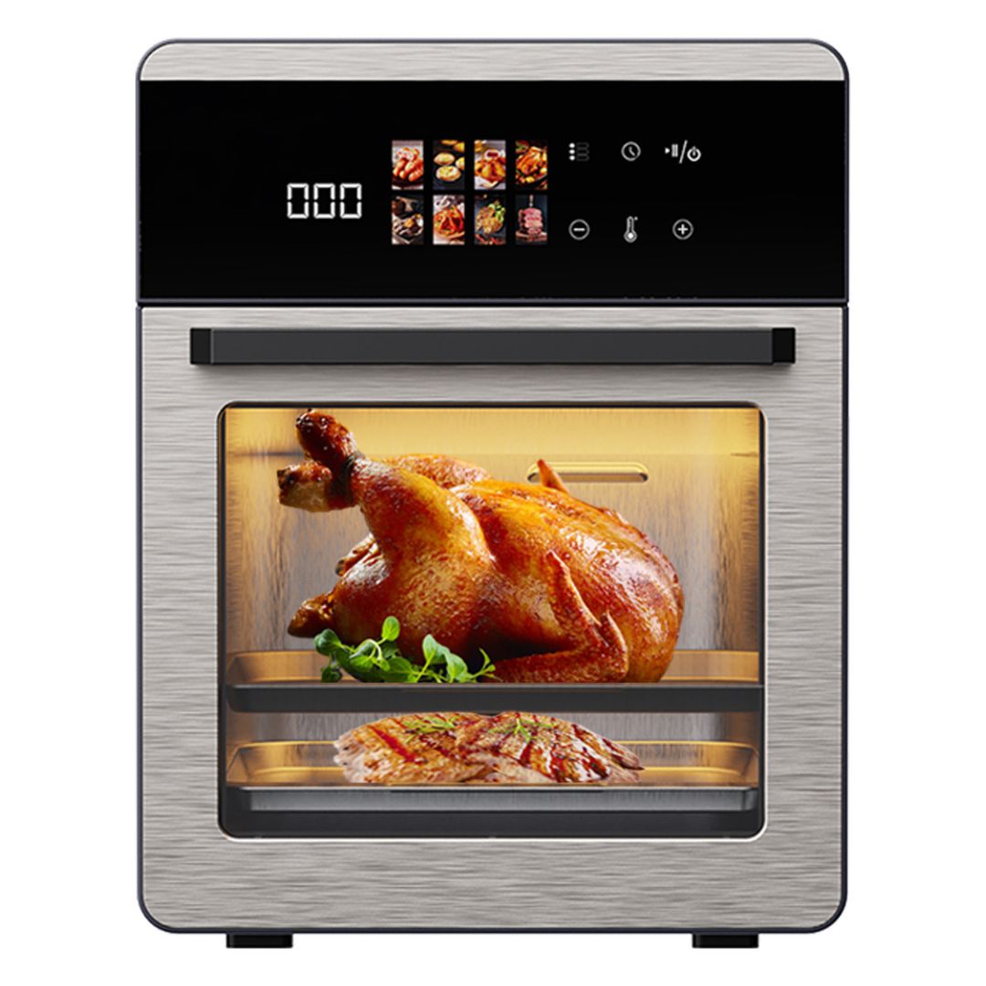 Air Fryer 20L Smart Digital – Cuptor Multifunctional cu Aer Cald, 1800W, Capacitate Mare, Ecran LED, 8 Programe