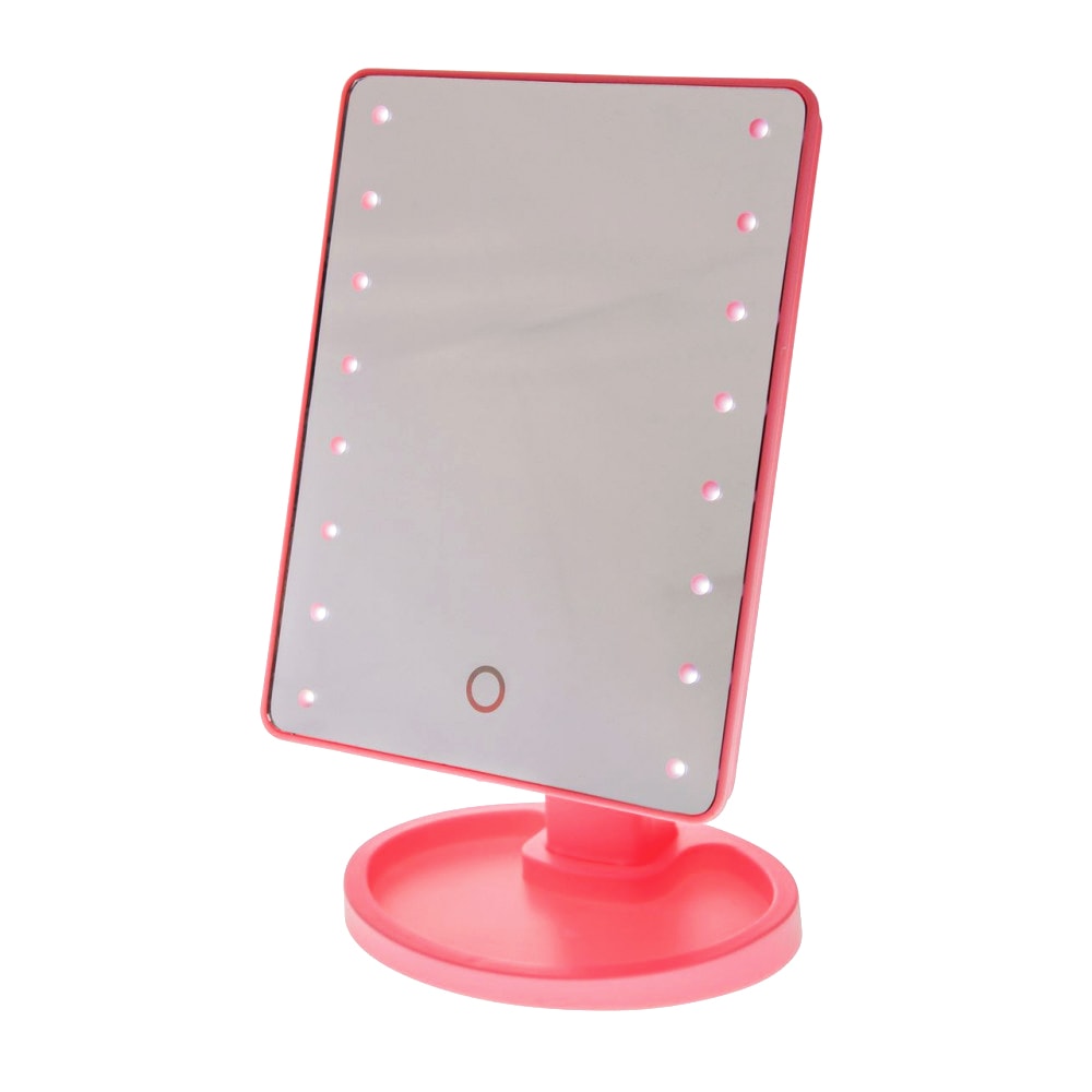 Oglinda makeup iluminata LED pentru machiaj, portabila