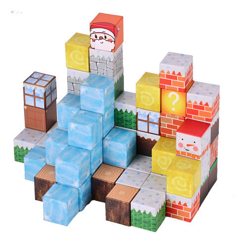 Blocuri magnetice de constructie 3D, 2.5 cm