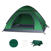 Cort camping cu deschidere automata pop-up, impermeabil, protectie UV, 2 usi - imagine 5