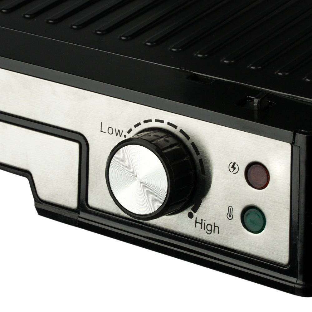 Gratar Electric RAF R.2687 – 2000W, cu Placi Rabatabile 180 Grade – Gatire Rapida pe Ambele Parti