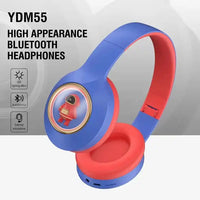 Casti wireless YDM55 iluminate LED, design desene animate - imagine 8