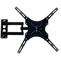 Suport TV mobil universal, cu 2 brate mobile, De la 14inch la 55inch (36 – 140 cm), Max 50Kg, Negru - imagine 2