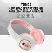 Casti wireless YDM55 iluminate LED, design desene animate - imagine 10