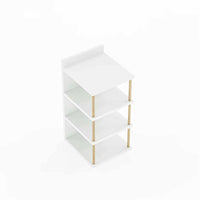 Organizator de pantofi cu 4 polițe din PAL melaminat, 60 x 29 x 30 cm - imagine 12