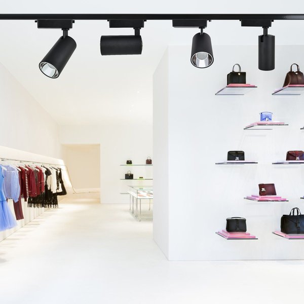 Spot LED pe sina, lumina calda, 903H-3500K-40W, culoare negru