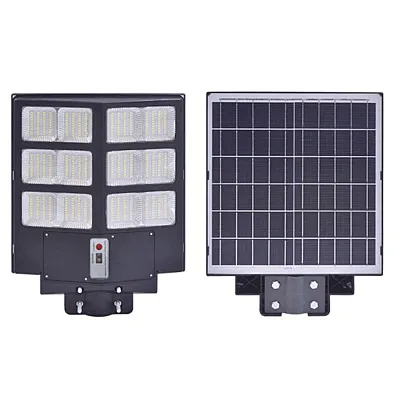 Lampa solara stradala 600W/800W/1000W, Telecomanda, suport metalic