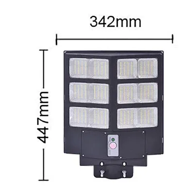 Lampa solara stradala 600W/800W/1000W, Telecomanda, suport metalic