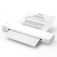 Mini imprimanta termica A4, portabila, wireless, bluetooth, cu acumulator, compatibila iOS/Android, 203dpi - imagine 5