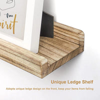 Set 3 polite decorative din lemn, design minimalist - imagine 5