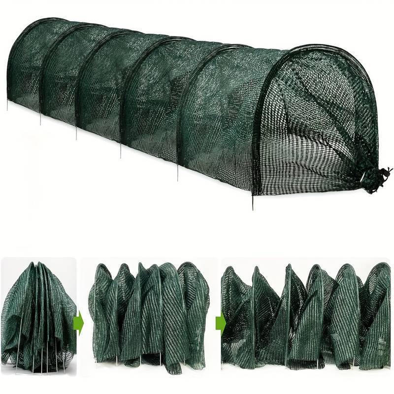 Tunel protectie plante 300x45 cm – plasa umbrire cu arcuri otel galvanizat