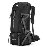 Rucsac drumetie 70L cu husa ploaie si sistem prindere echipament 70x32x23 cm - imagine 3