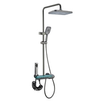 Coloana de Dus Smart, Afisaj LED Ceas, Grade, Control Termostatic, 4 Moduri de Pulverizare,Lumini LED, Materiale Premium