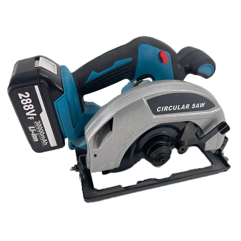 Fierastrau circular de mana, brushless, fara fir, 7 inch, 165 mm, 48V, cu 2 acumulatori, 30000mah