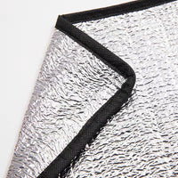Covoras aluminiu izolator si impermeabil pentru camping, cu sac transport - imagine 2