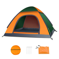 Cort camping cu deschidere automata pop-up, impermeabil, protectie UV, 2 usi - imagine 4