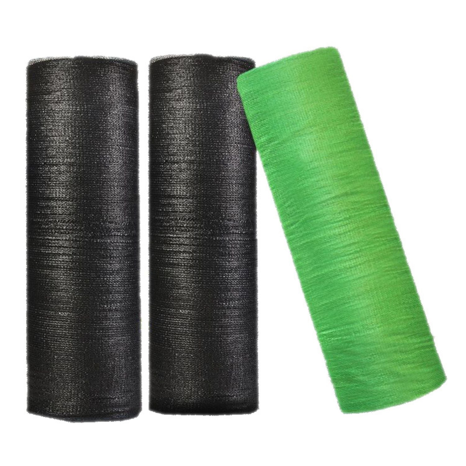 Plasa protectie solara si rezistenta la caldura pentru acvacultura, 8 ace, 80g, 2×25m sau 2×50m, verde/negru