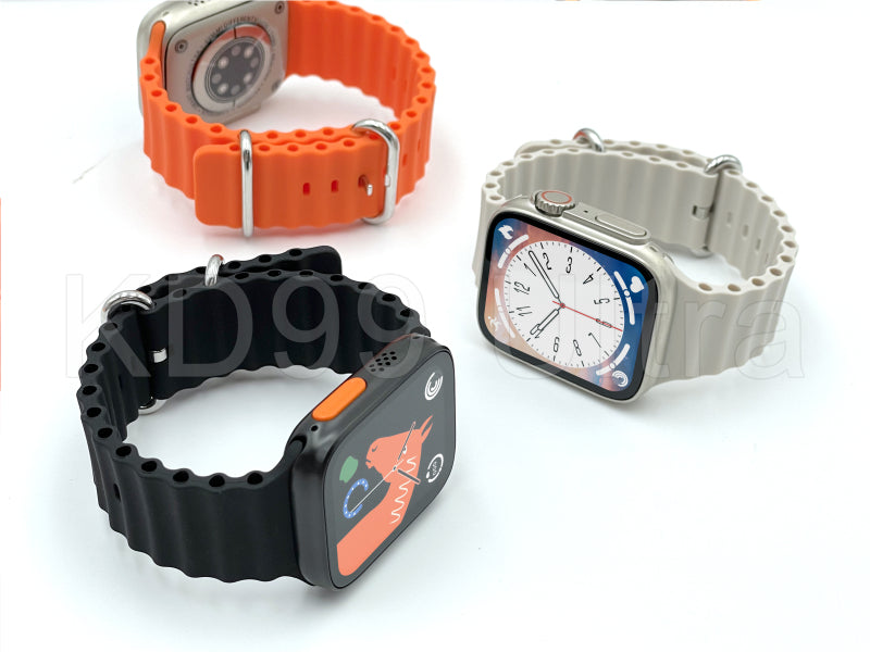 Ceas inteligent SmartWatch Z68 Ultra, compatibil cu orice telefon, apel Bluetooth, incarcator wireless, metal