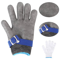 Manusa anti-taiere din otel inoxidabil, pentru bucatarie, macelarie, marime L,XL,XXL - imagine 4