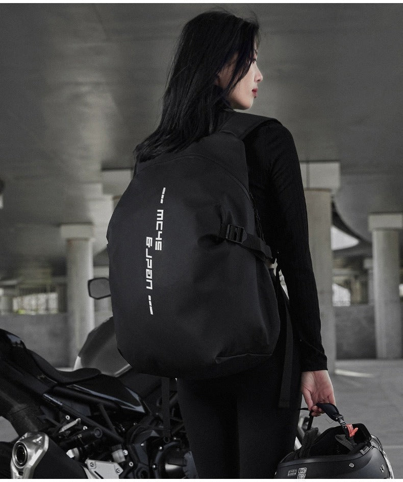 Rucsac Moto 35L impermeabil, compartiment casca & design urban