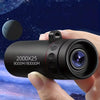 Telescop monocular de buzunar,2000x25, HD, impermeabil, anti-ceata, negru