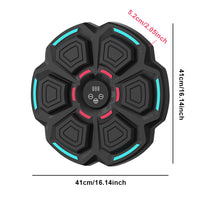 Aparat inteligent de box cu lumini RGB, muzica si afisaj LED – antrenament interactiv pentru acasa - imagine 8