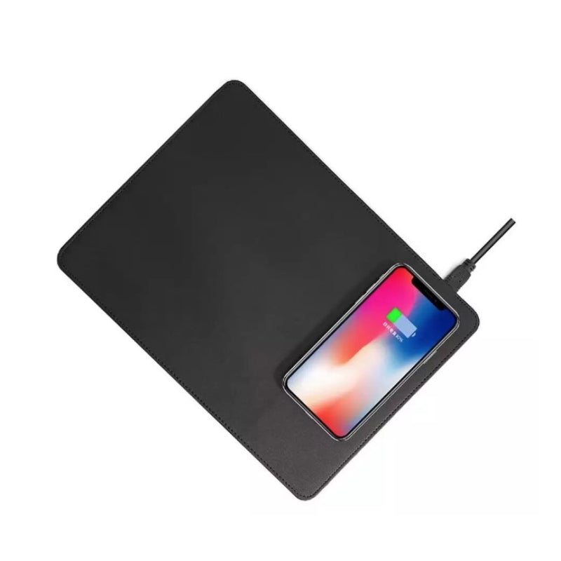 Mouse pad cu incarcare wireless 10W Andowl Q-T138, 28 x 22 cm, negru