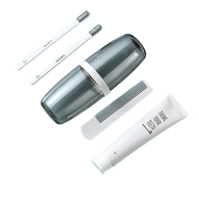 Suport transparent pentru periute de dinti, cutii de calatorie