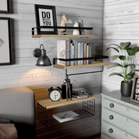 Set 3 polite decorative pentru living, baie sau bucatarie - imagine 4