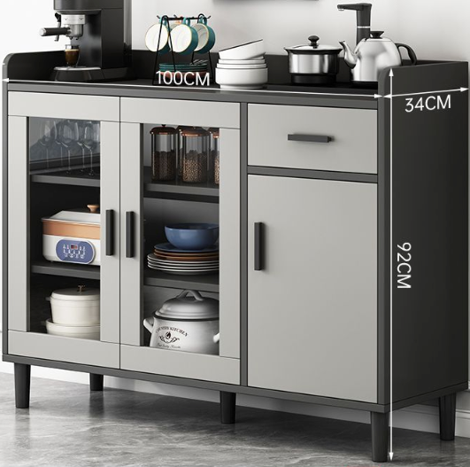 Dulap bucatarie tip vitrina pentru vesela