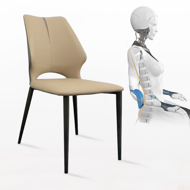 Scaun de dining premium, tapitat, cu design ergonomic